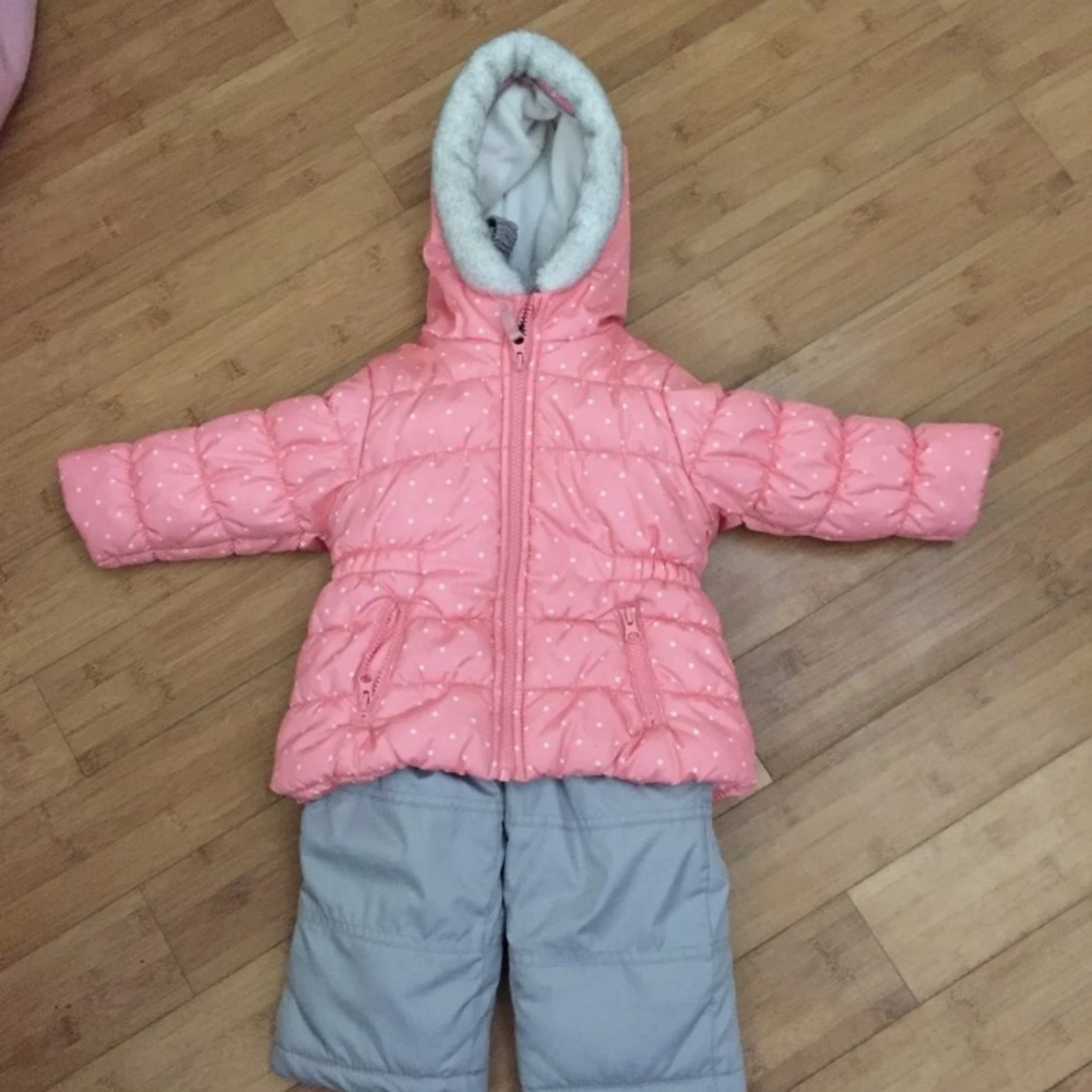 Toddler snow suit and jacket (as a set)